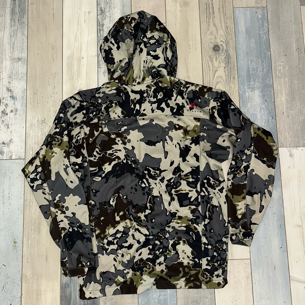 Killik Mens Summit Softshell Veil Camo Hunting Jacket Size Medium