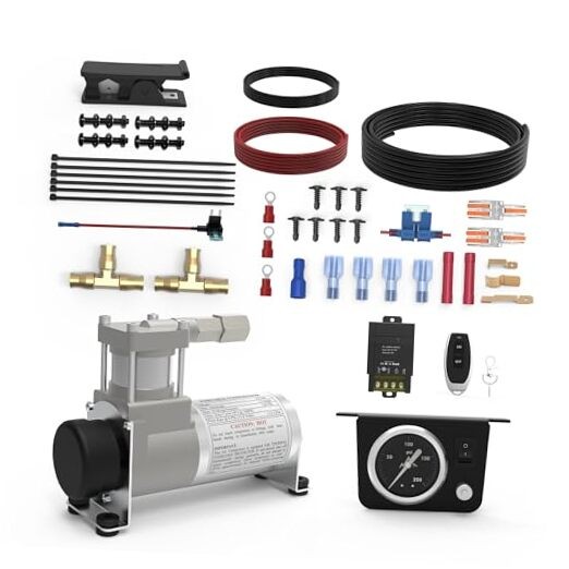 Air Bag Compressor Lightning Inflation Universal On Board Air Compressor