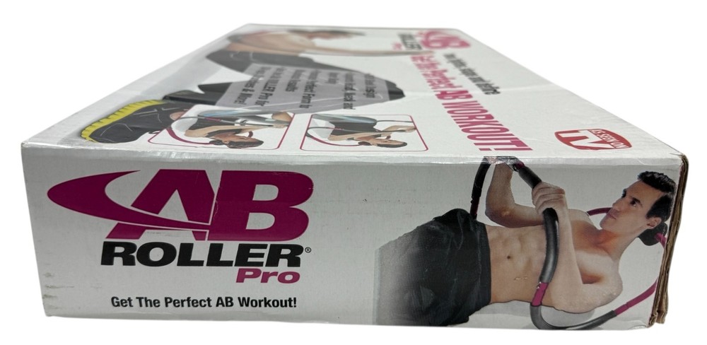 Ab Roller Pro Original Purple Abdominal Exercise Stabilizer Crunch Rocker
