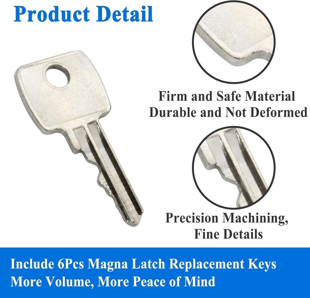 Essential 6 Keys for Magna Latch - Secure Your Pool & Yard Gates Effortlessly