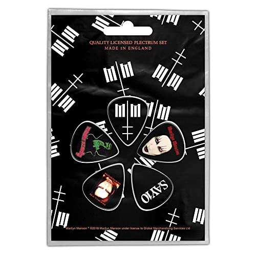 Marilyn Manson Guitar Pick Pack of 5 Official Plectrum