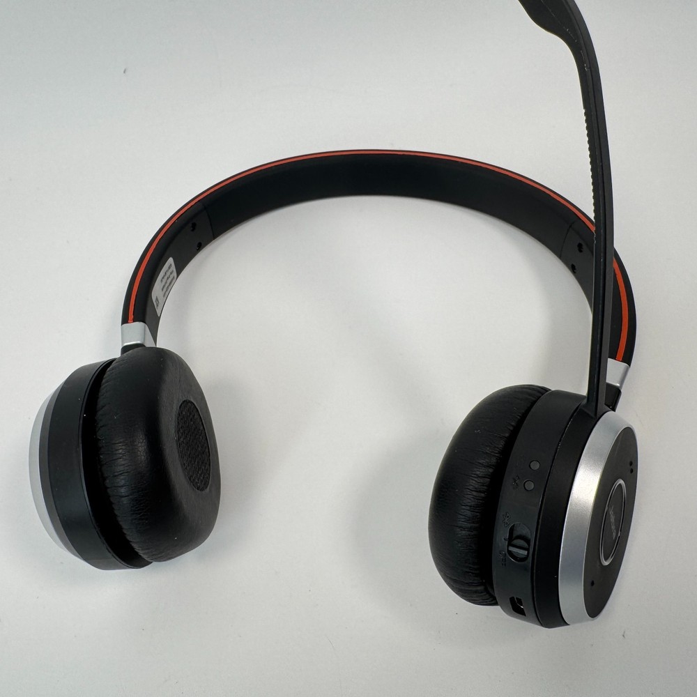 Jabra Evolve 65 MS Wireless Headset w/ USB Adapter --READ--
