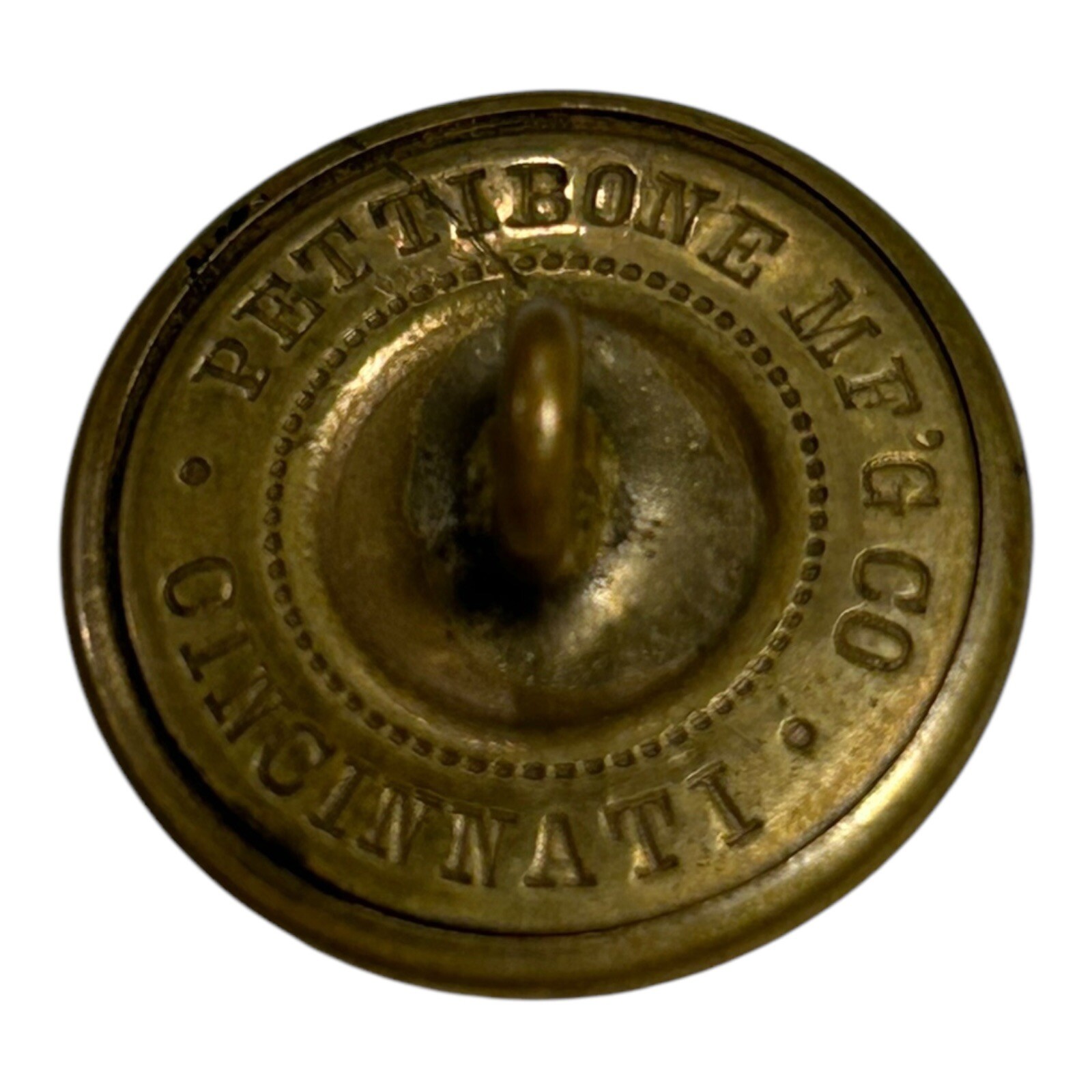 Antique Authentic Louisiana Militia Coat Confederate Post Civil War Button