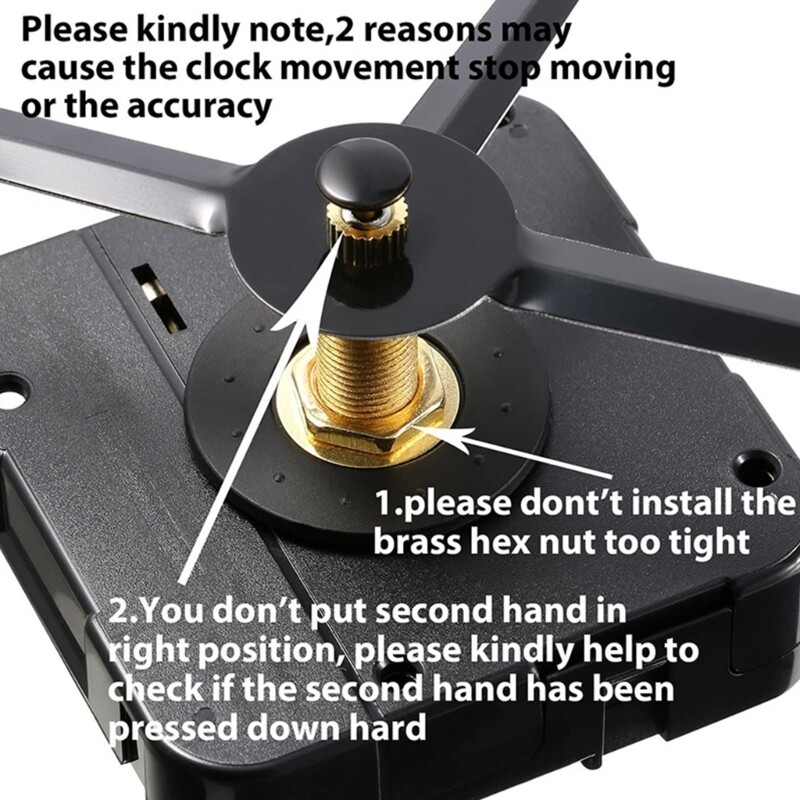 High Torque Clock Accessories Wall Clock DIY Movement Mechanism Replacement Part