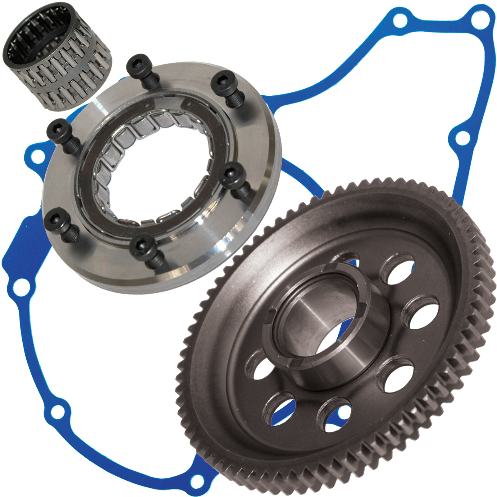 Starter Clutch Gear Idler & Bearing Kit for Honda TRX300 Fourtrax 300 88-00