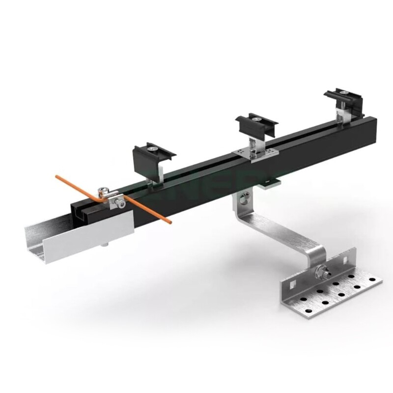 6Pcs Solar Panel Mount Clamps Panel Bracket Aluminum Mounting Accessories