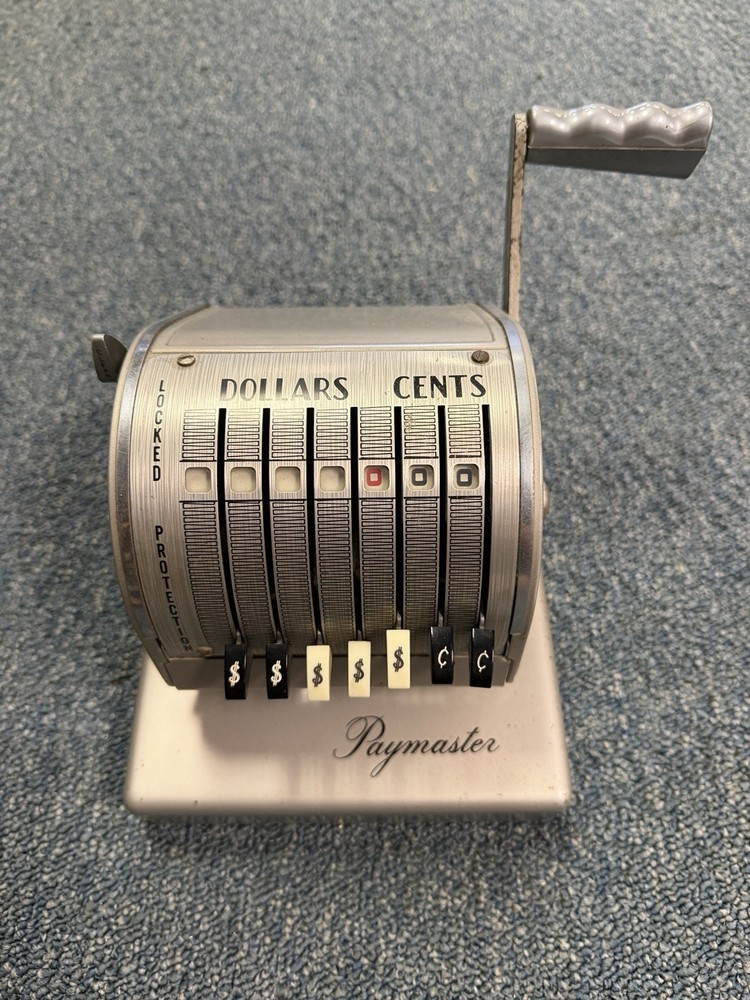 Antique Paymaster Check Writer Model Series X-900
