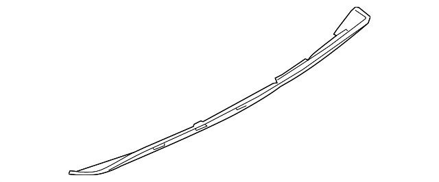 Genuine Ford Valance Panel AE5Z17808BA