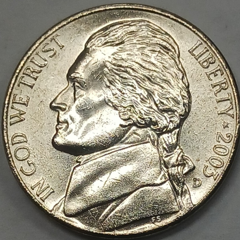 2003-D Jefferson Nickel BU Uncirculated