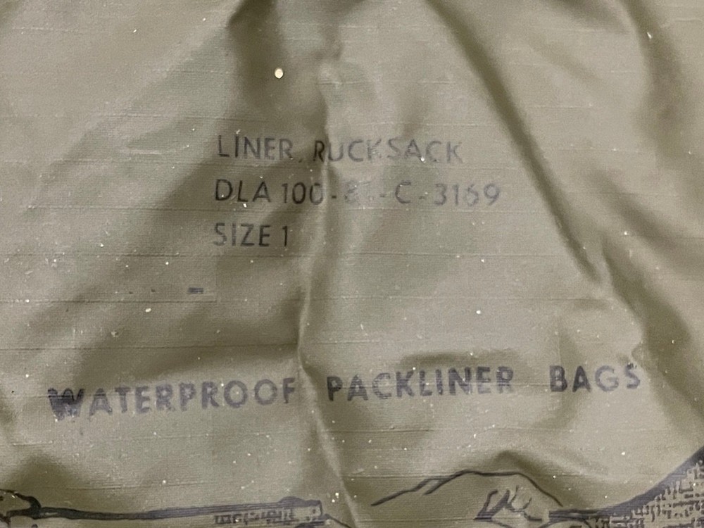 USGI US Army ALICE Pack Butt Buttpack Field Pack Training OD 90s Rucksack Pouch