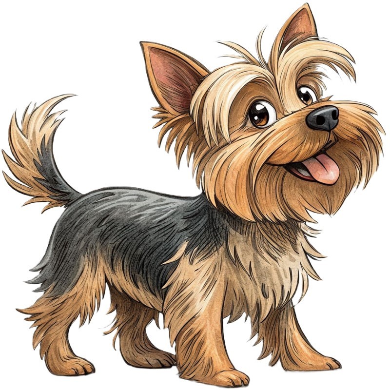 30 Custom Yorkshire Terrier Personalized Address Labels