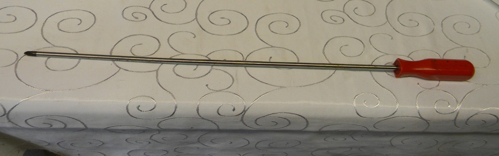 MAC TOOLS 22" LONG RED HARD HANDLE PHILLIPS #2 TIP SCREWDRIVER #P1802XA