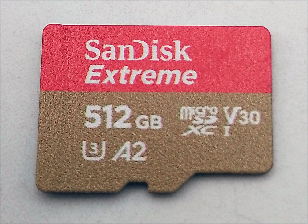 SANDISK 512GB Extreme microSDXC UHS-I Flash Memory Card