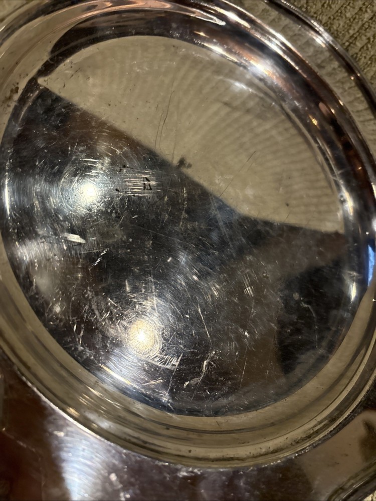 Antique Silverplate Tray Unmarked