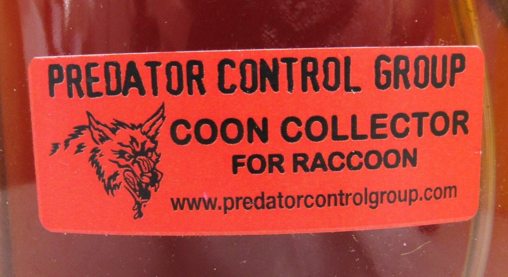 Coon Collector Bait Solution Predator Control Group 16oz Bottle Trapping