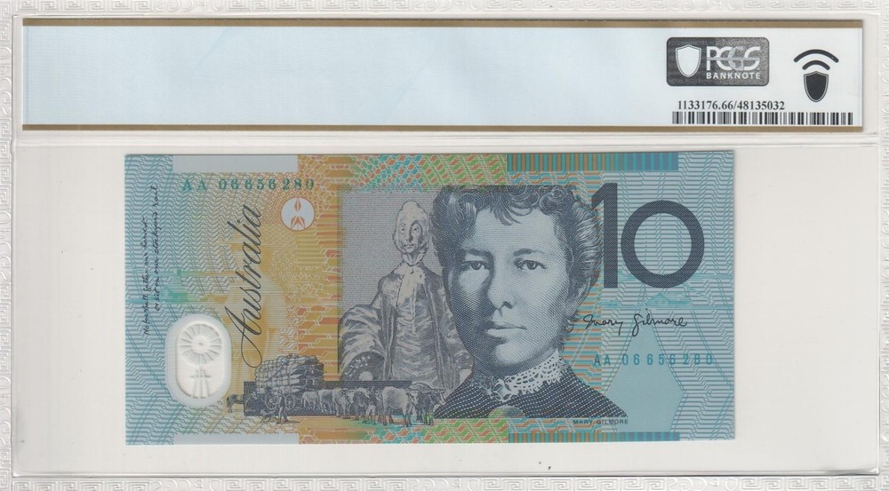 First Prefix AA06 2006 Macfarlane Henry $10 Banknote PCGS 66 PPQ