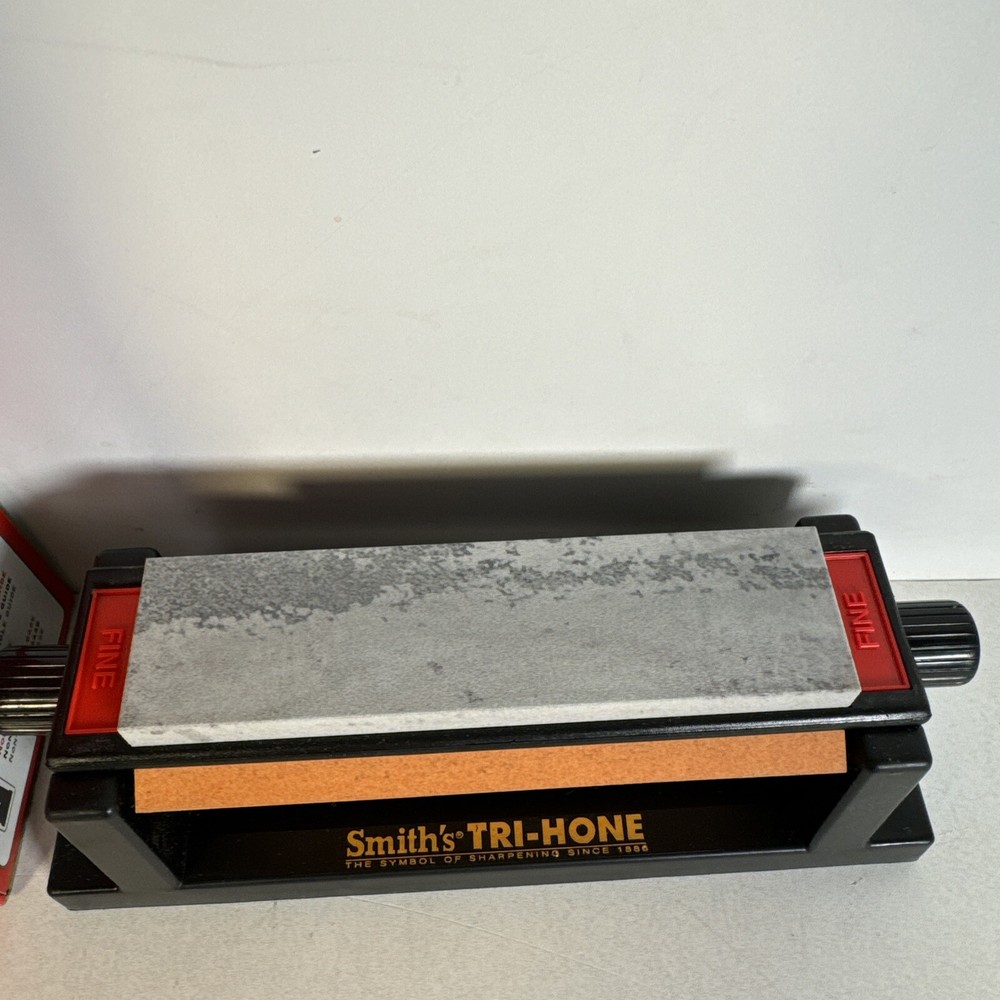 Smith’s 6” Tri-Hone Sharpening System For Knives & Tools Made In USA