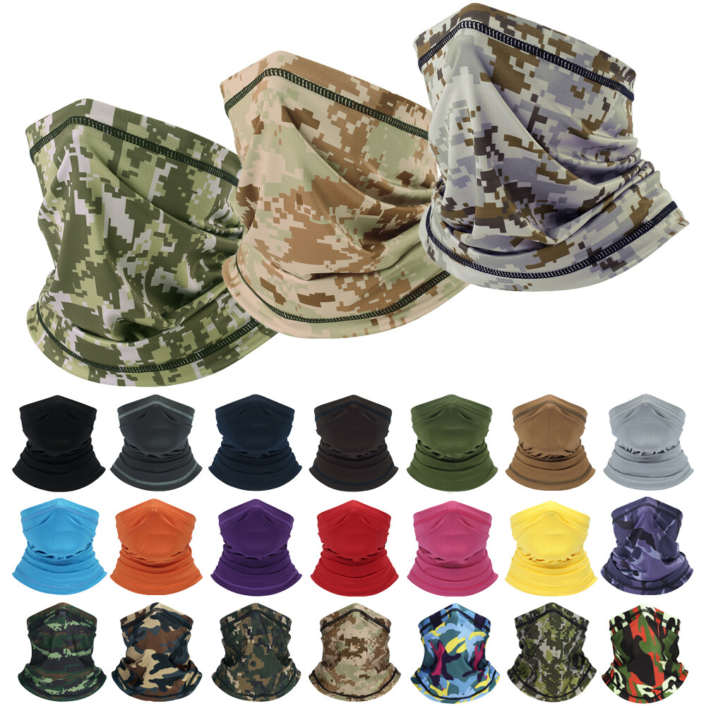 FACE MASK Bandana Neck Gaiter Headbands Scarf Reusable Breathable UV Sun Shield