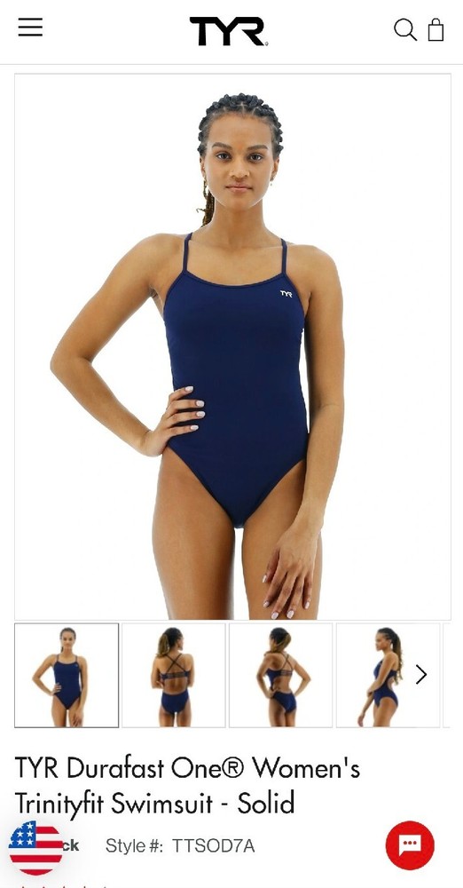 Tyr Trinityfit Solid 401 Navy Size S(30)