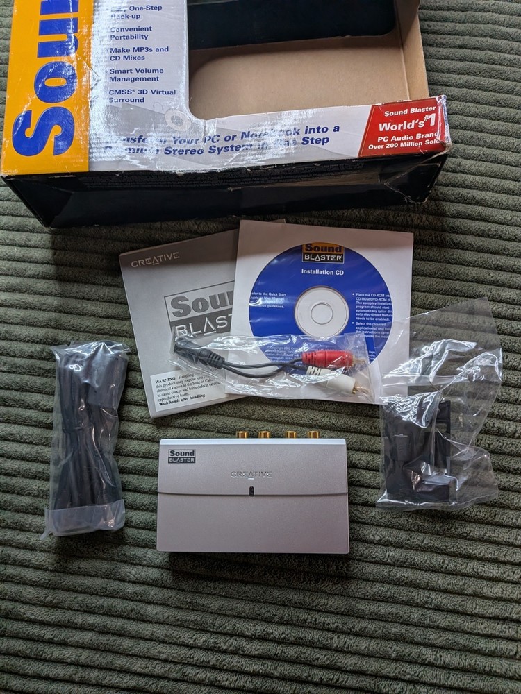 Creative Labs External Box Sound Blaster Model Number # SB0270