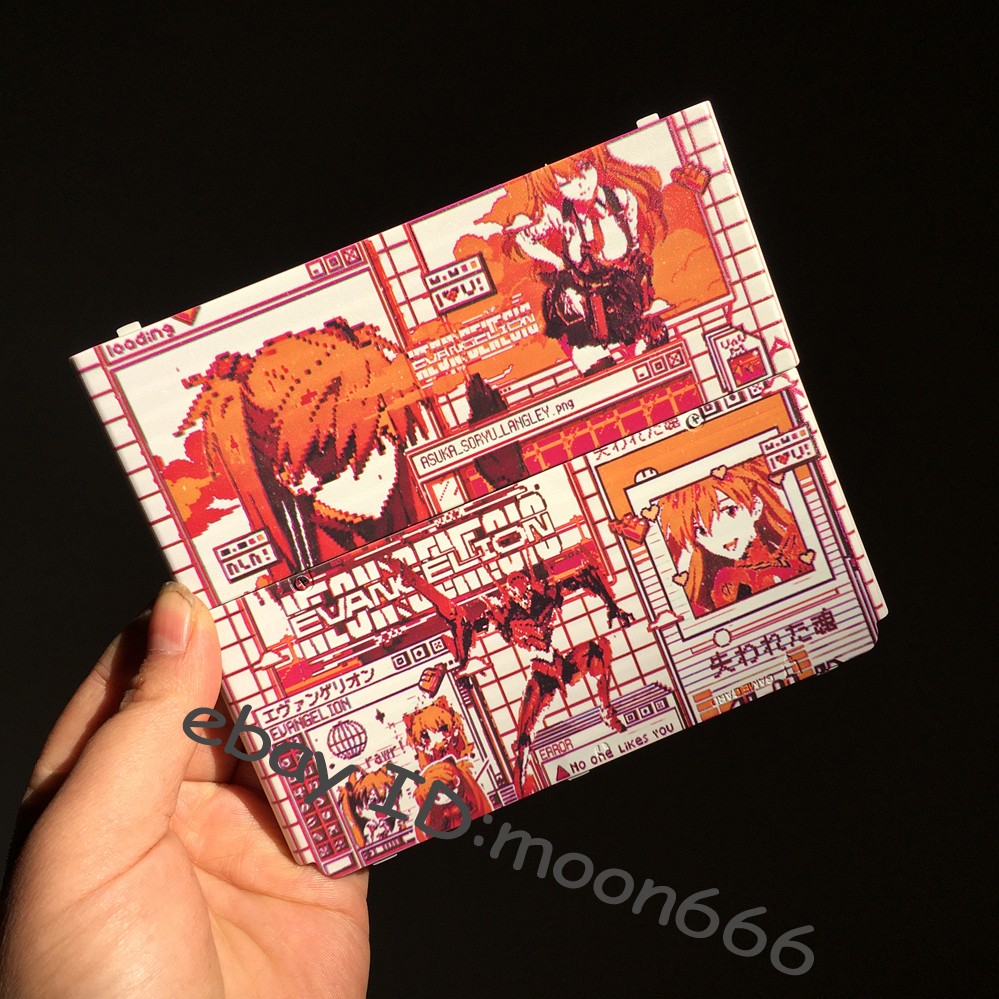 Rare Nintendo New 3DS Console Cover Custom Neon Genesis Replacement Shell case