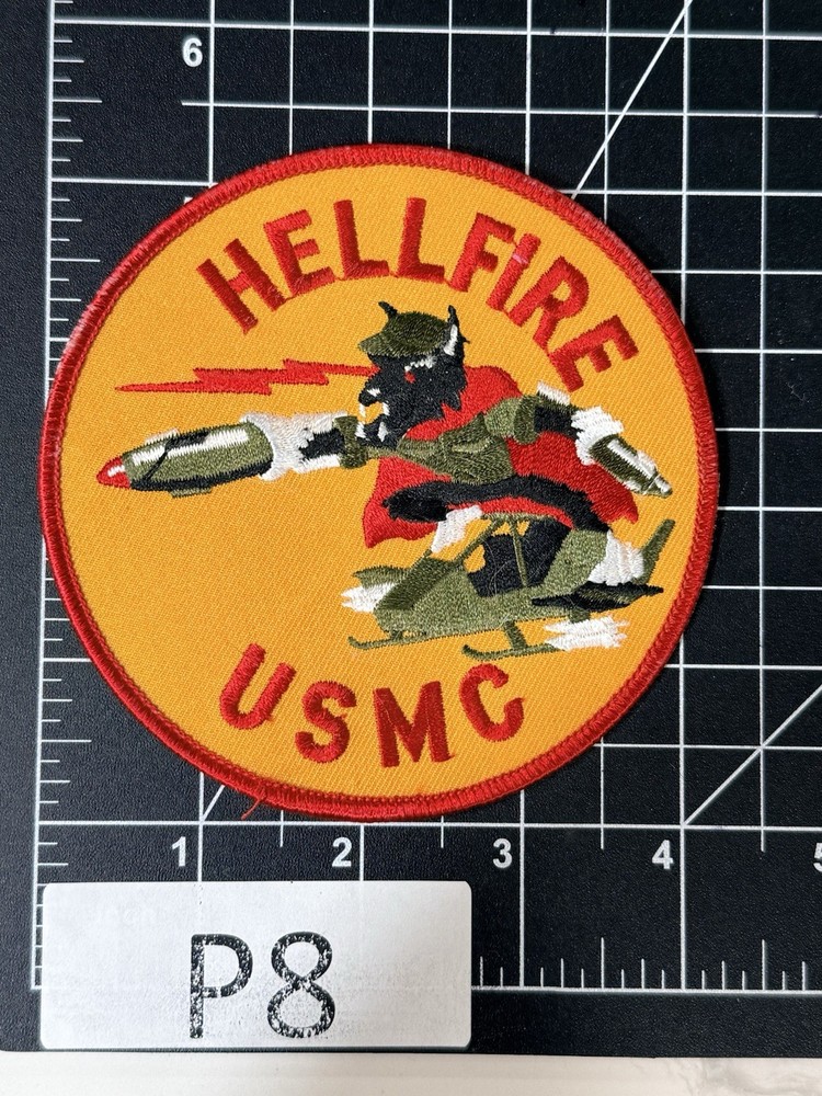 Original VTG USMC AGM-114 Hellfire Missile System Military Patch