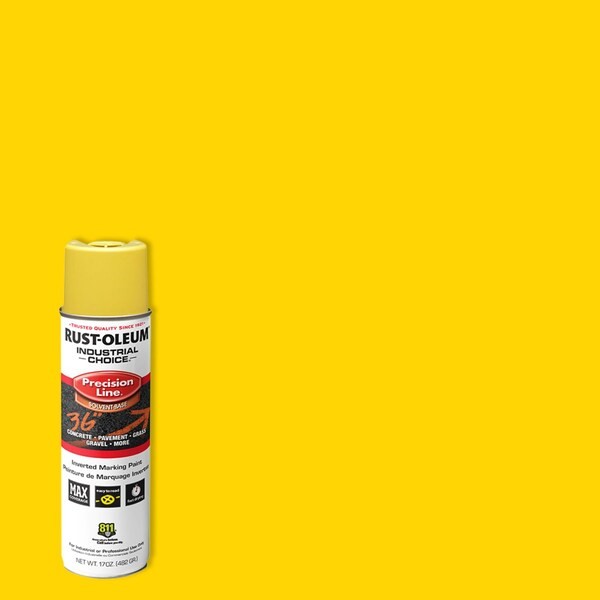 Rust-Oleum 203025V Precision Line Marking Paint, Inverted, High Visibility