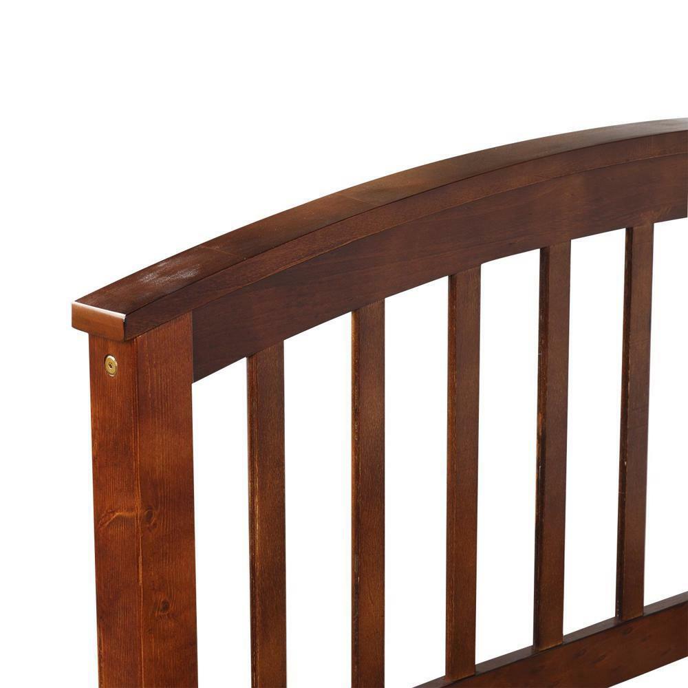 Twin Size Platform Storage Bed Solid Wood Bed Walnut