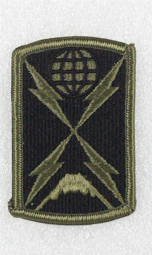 Army Patch: 1104th Signal Brigade - subdued, merrowed edge