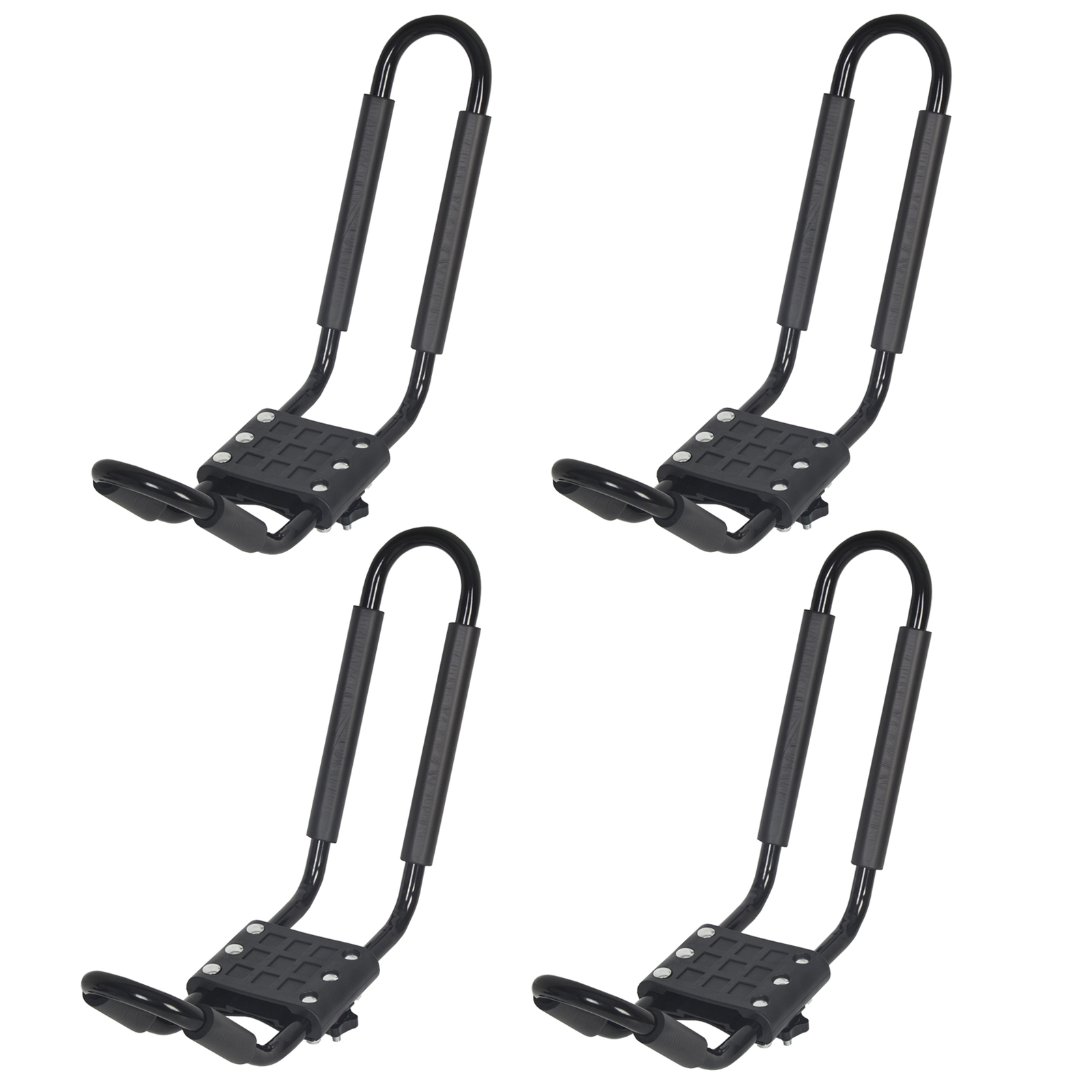 2 pairs Canoe Boat Kayak Roof Rack Car SUV Truck Top Mount Carrier J Cross Bar