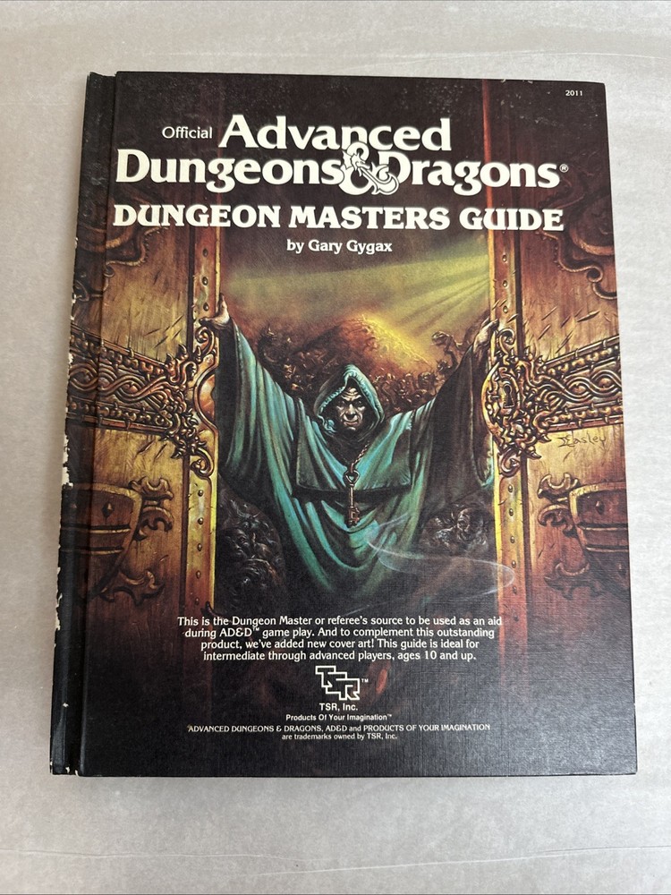 TSR Advanced Dungeons & Dragons AD&D DUNGEON MASTERS GUIDE Original 1979