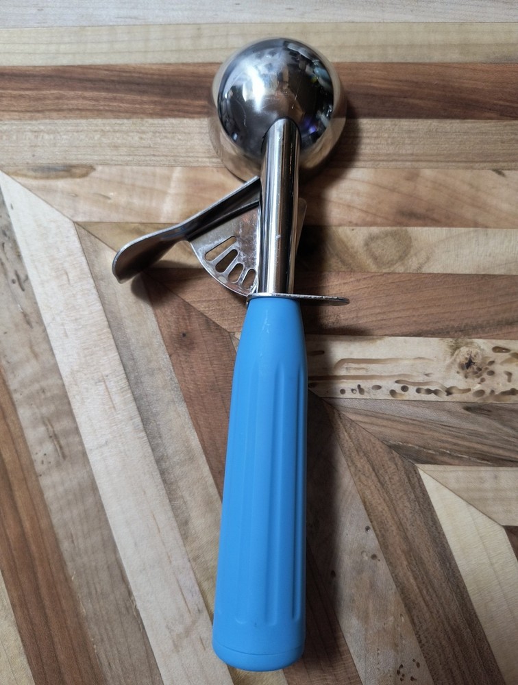 NSF Ice Cream Cookie Scoop #24 Blue Handle