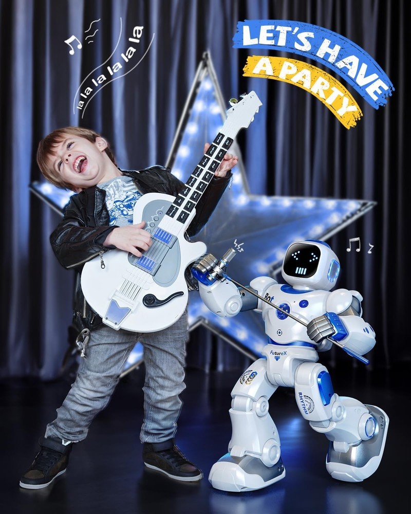 1088 Smart Robots for Kids Large Programmable Interactive RC Robot with Voice Co