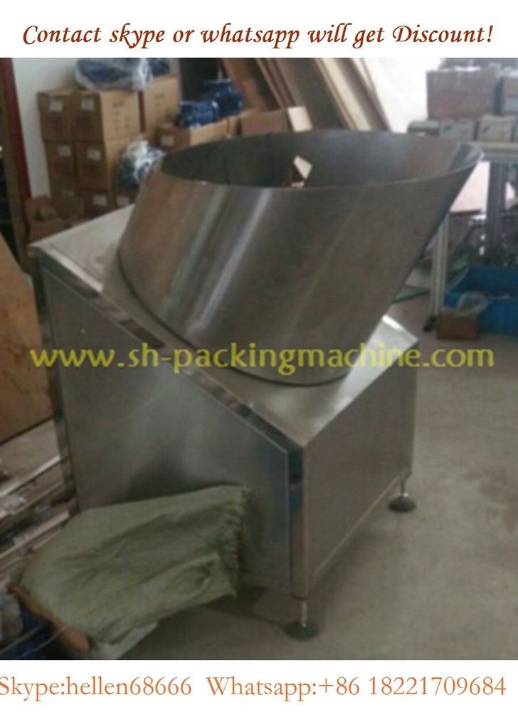Deposit for automatic bottle,small dose round bottle unscrambler machine