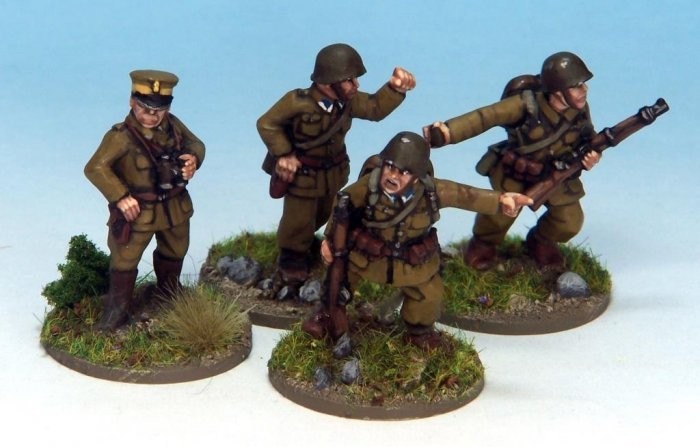 Crusader Miniatures - WWP004 - Polish Army Command - Bolt Action WW2