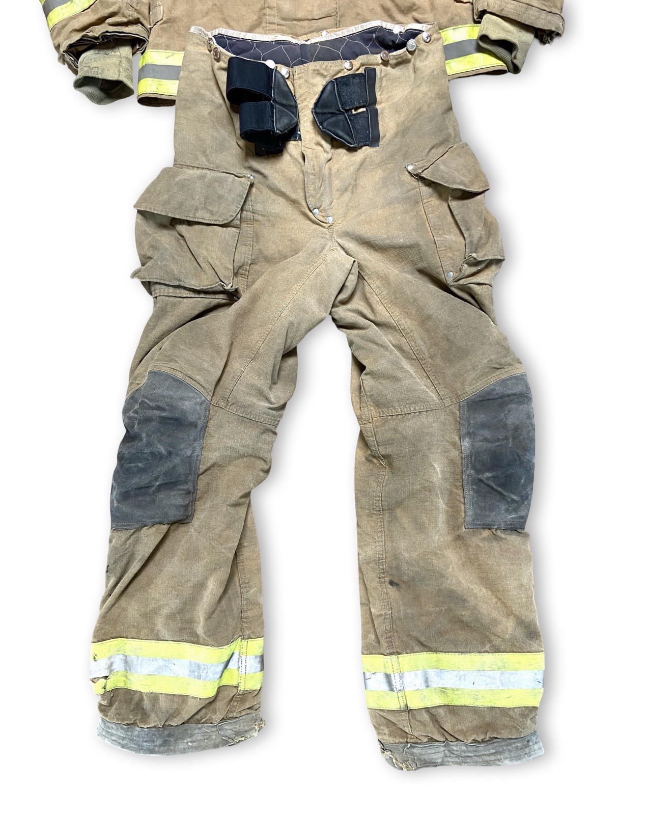 Vintage 80s 90s Janesville Turnout Gear Firefighter Uniform Coat Pants Sz 48/29R