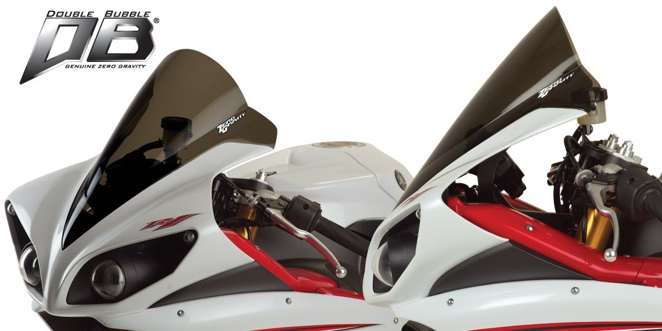 Zero Gravity Double Bubble Dark Smoke Windscreen (16-540-19)