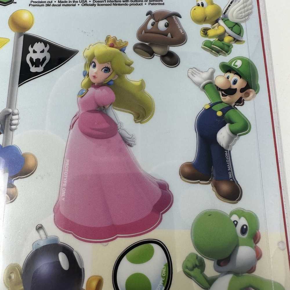 Controller Gear Super Mario Tech Decals Pack 17 Count GameStop Nintendo