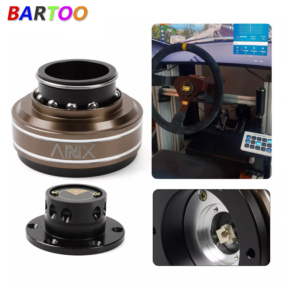 Racing Simulator Game Steering Wheel Quick Release Adapter 70mm For MOZA Simagic