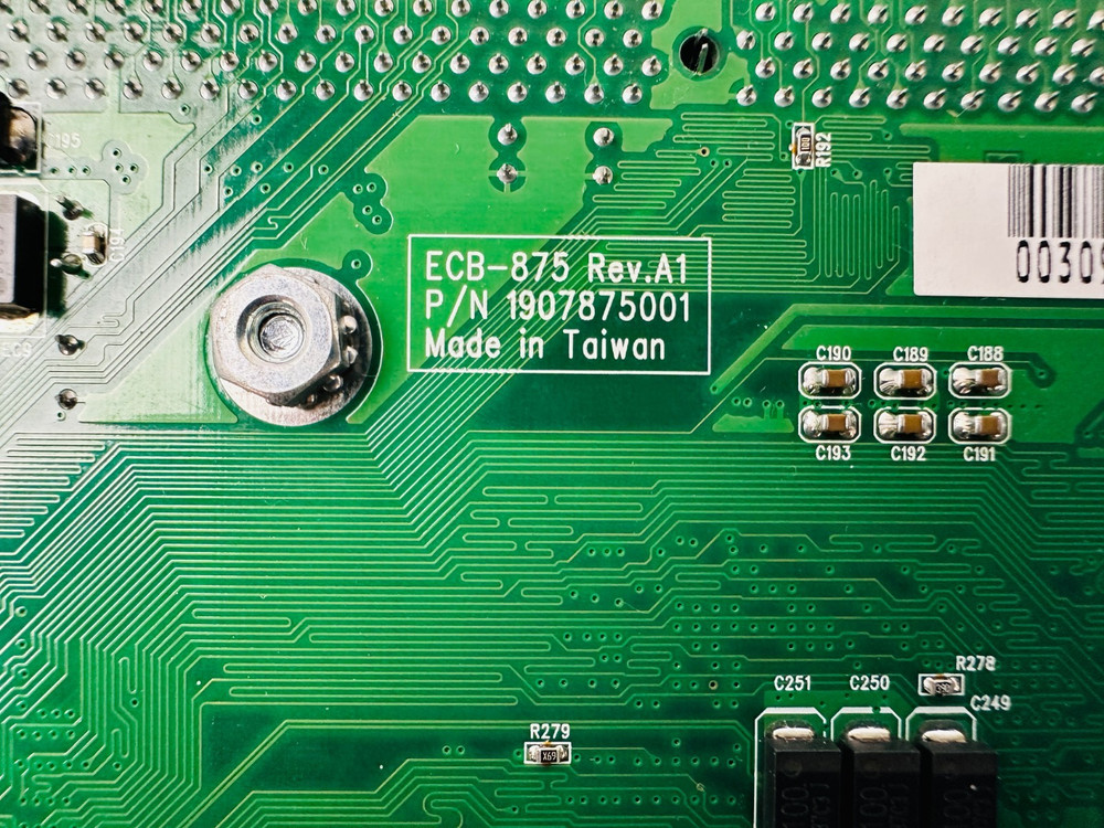 Avalue ECB-875 CPU Board