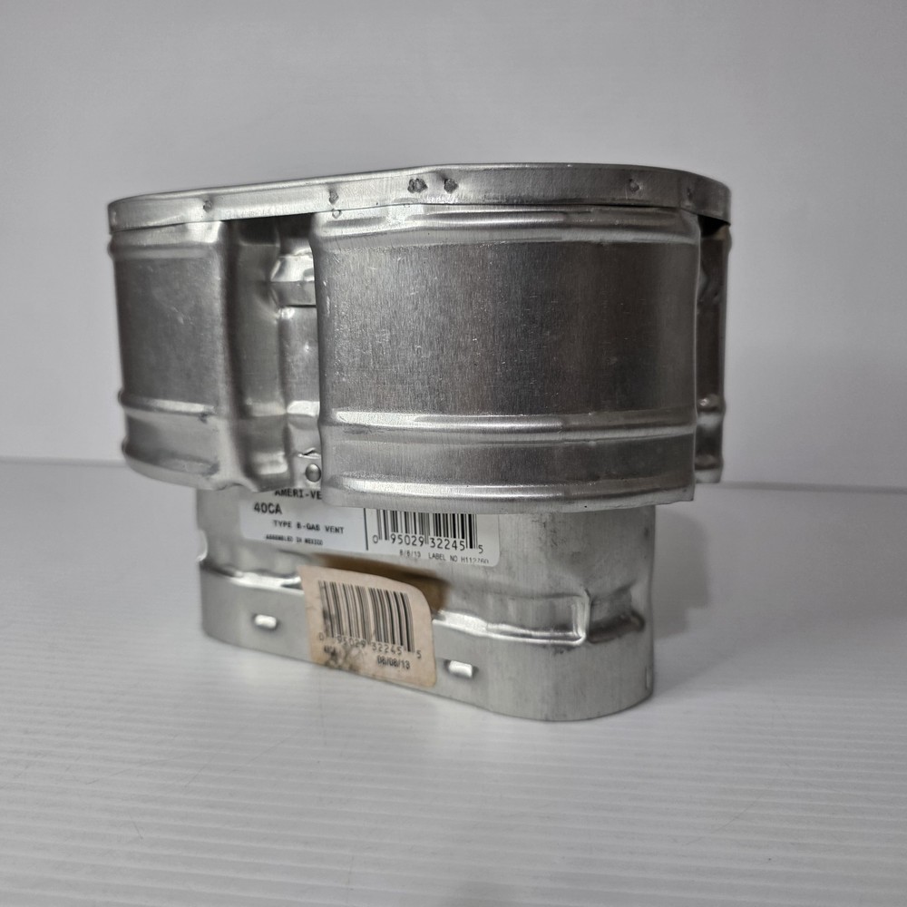 Ameri-Vent 40CA Oval Type B Gas Vent Cap 4" Amerivent