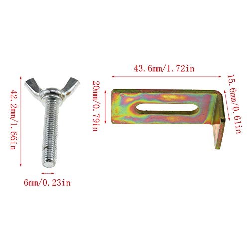 E-outstanding Undermount Sink Clip 4Set Undermount Sink Brackets Washbasin