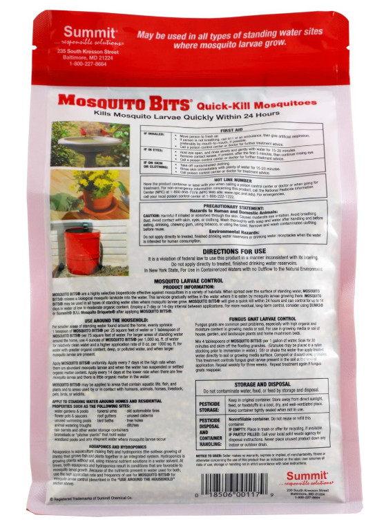 Summit 117-6 Mosquito Bits, Granular, 30 oz Package
