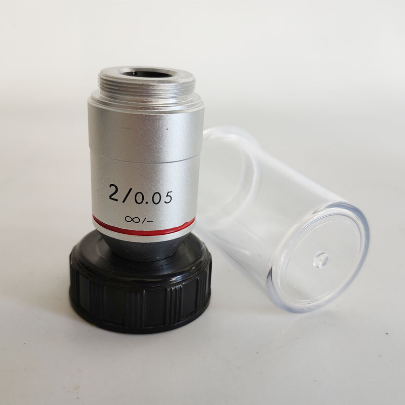 1PC 195 1X 2X RMS Achromatic Infinity Objective Lens for Biological Microscope