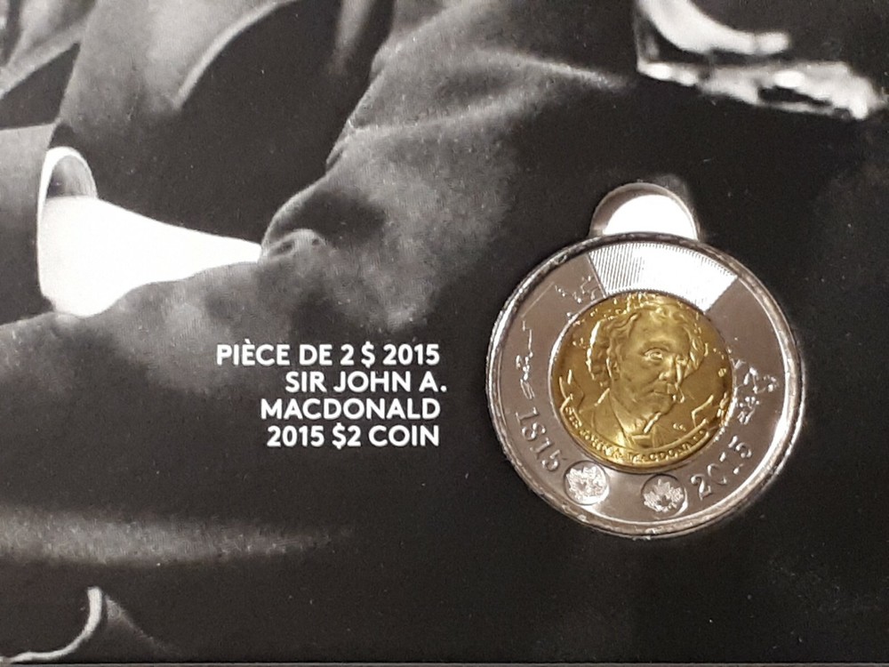 2015 CANADA SIR JOHN A. MACDONALD $2
