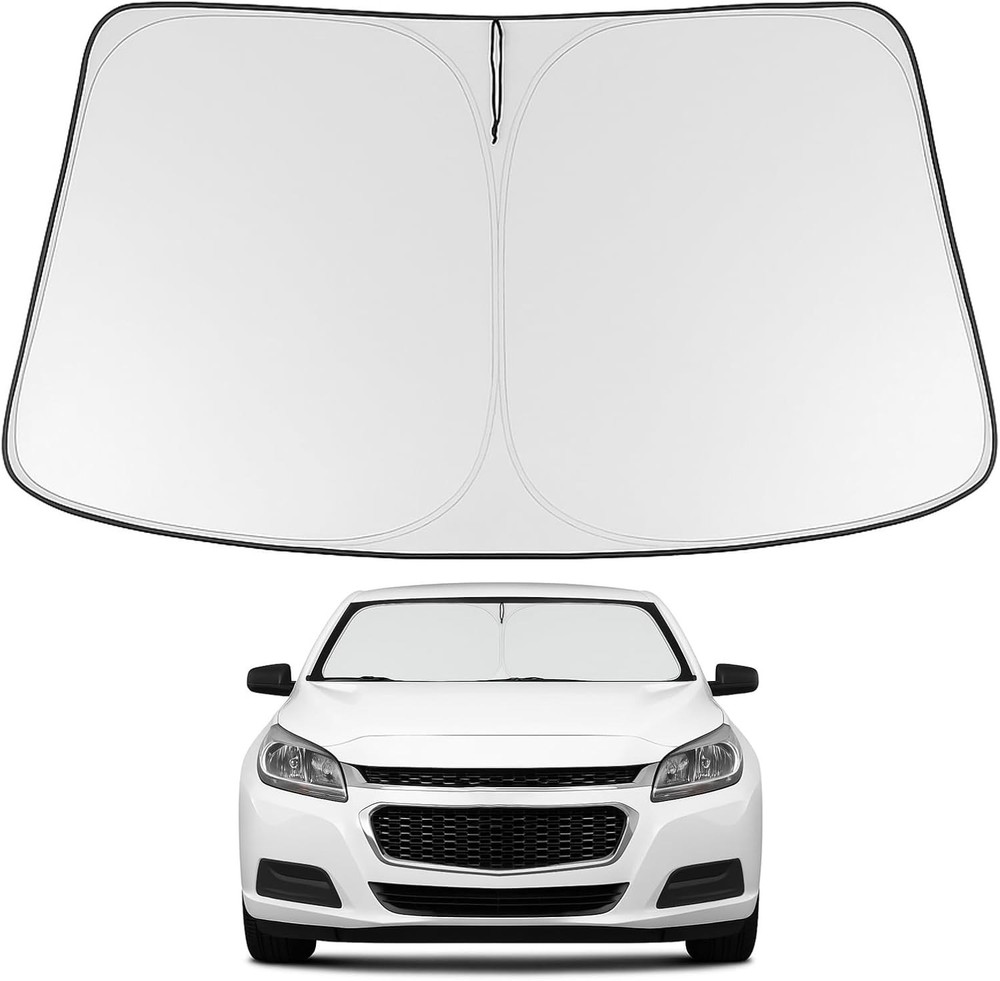 2026 Upgrade Windshield Sun Shade Custom Fit 2013-2015 Malibu Foldable Front ...