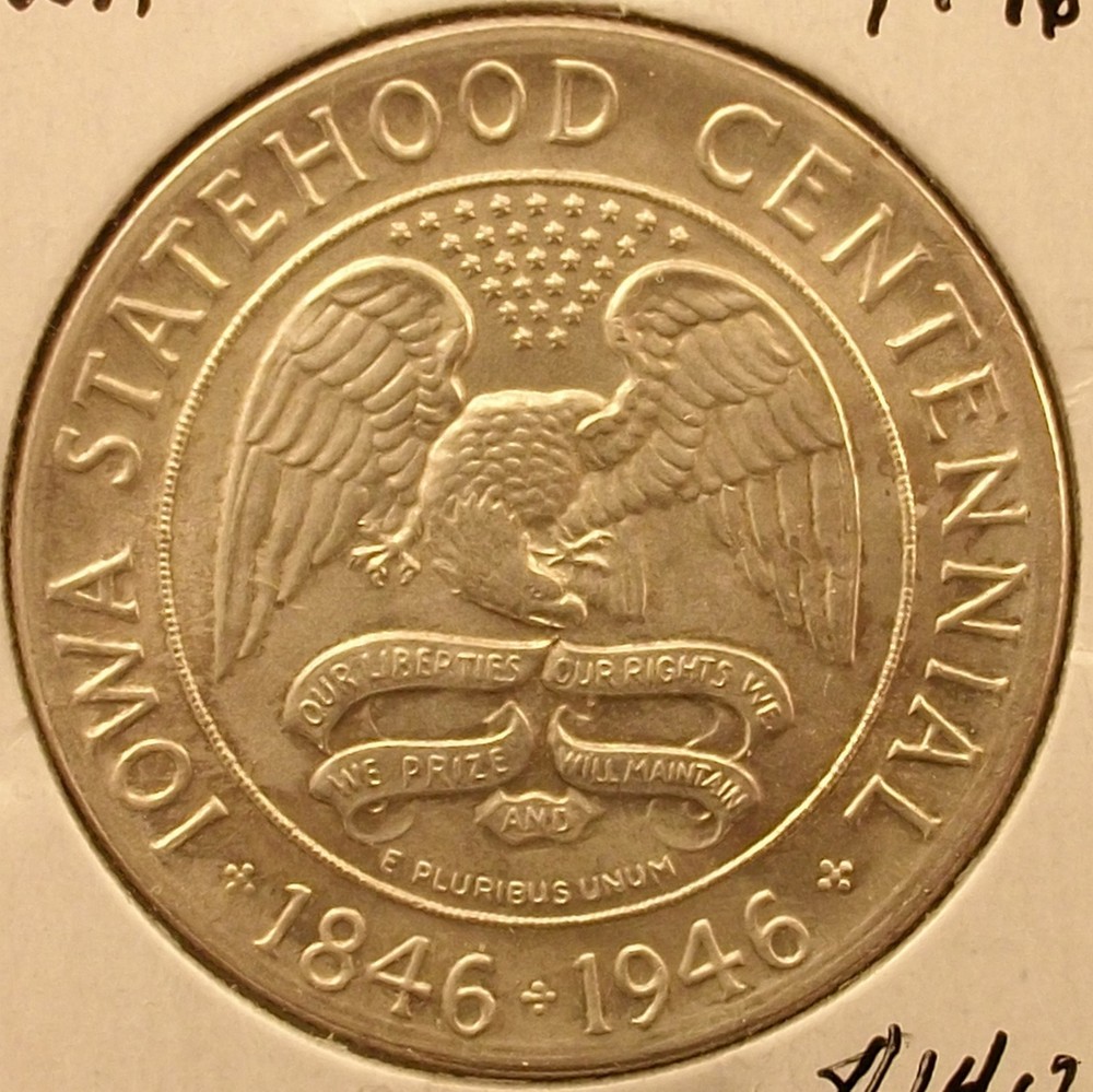 1946 Iowa commemorative half dollar BU Uncirculated