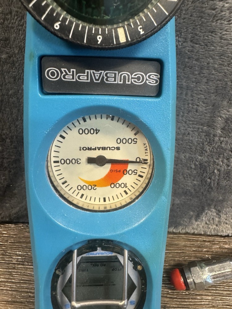 Scubapro "diving console” with compass Uwatec Diving - Scubapro Blue