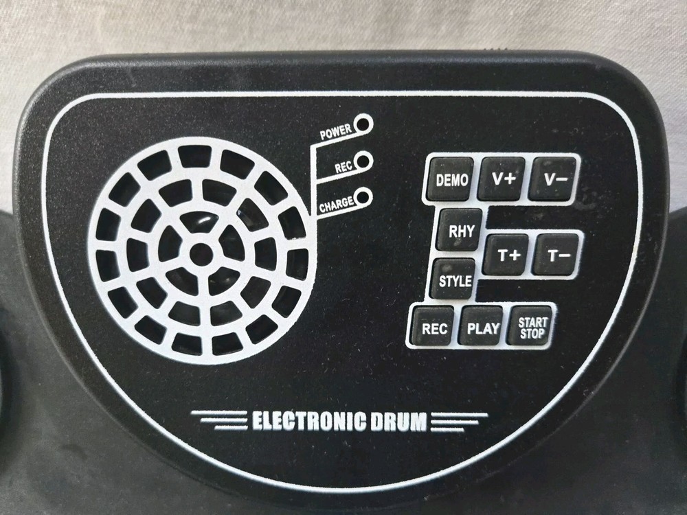 Roll Up Electronic Drum Pad. Drum Practice.