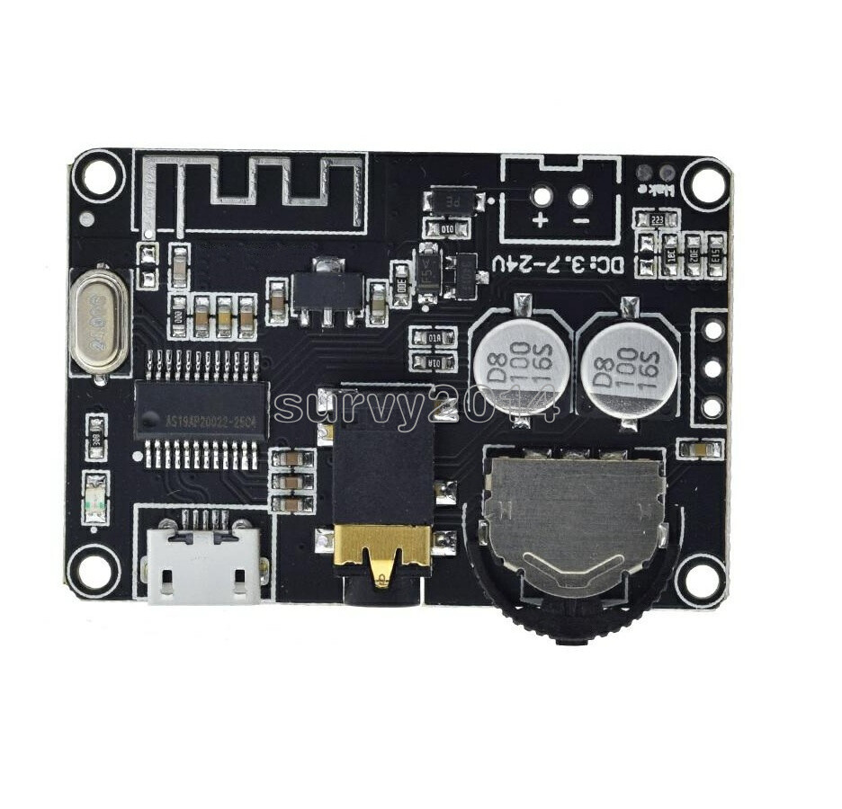 Adjustable Volume DC3.7-24V Bluetooth 5.0 Stereo Audio Decoder Board